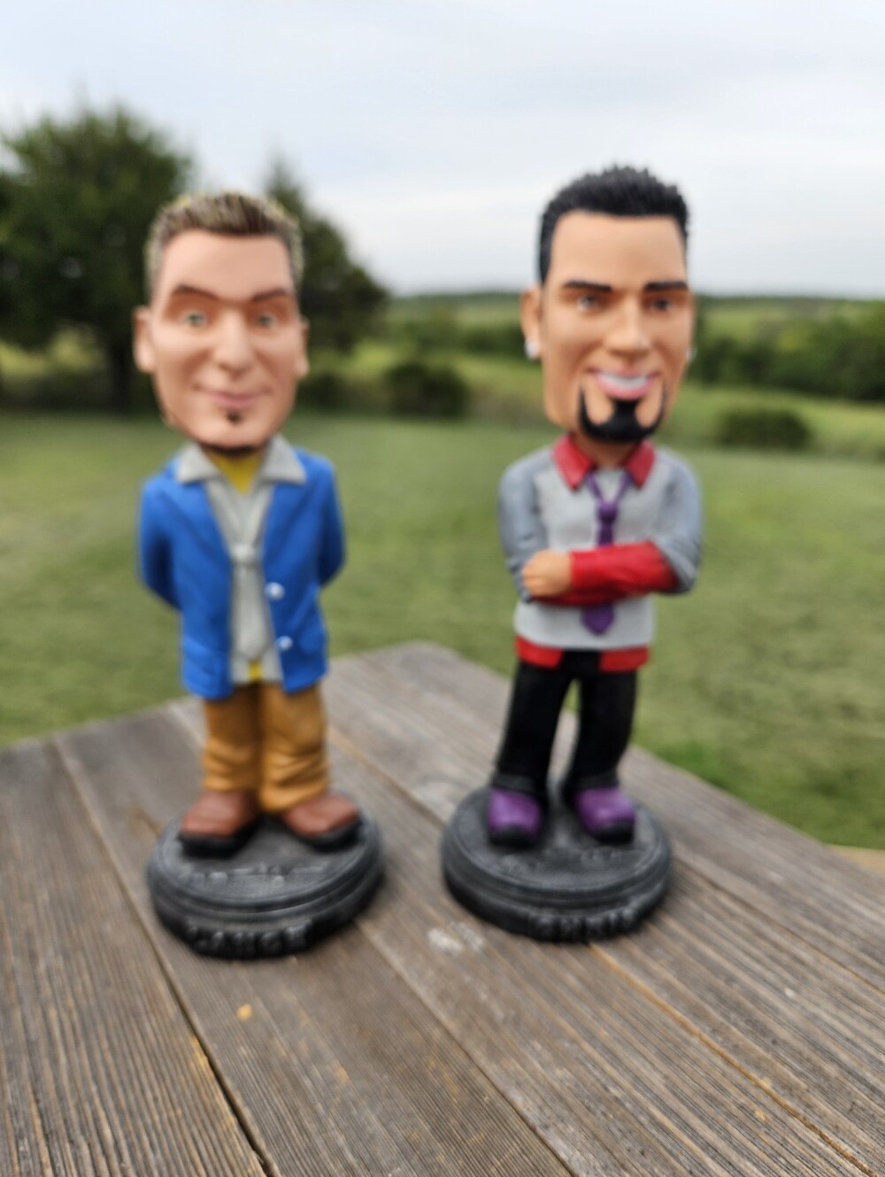 NSYNC Bobble Head Figures 2001 Best Buy Chris Kirkpatrick & Lance Bass Vintage
